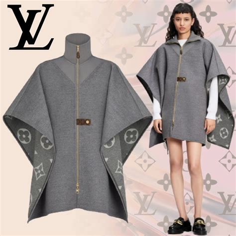 louis vuitton wrap folie|Louis Vuitton poncho cape.